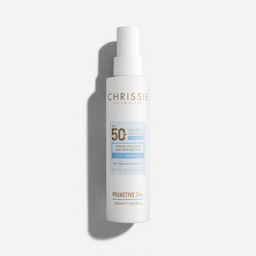 SPF50+ Very High Protection Invisible Spray - protezione solare corpo Chrissie Cosmetics confezione in promozione