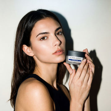 Peptide Advanced Cream - crema viso Chrissie Cosmetics dettaglio ambientato