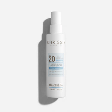 SPF20 High Protection Invisible Spray - protezione solare corpo Chrissie Cosmetics dettaglio prodotto