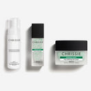 Routine Pelle Grassa: Foam Cleanser, Vitamin Shield Elixir, Pore-Refining Gel Cream